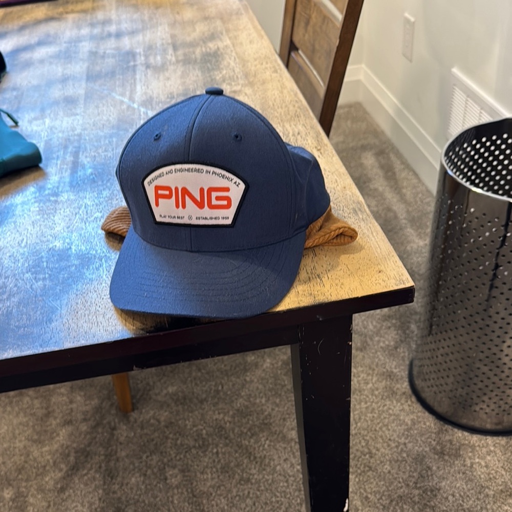 Ping Navy Cap with Logo Patch